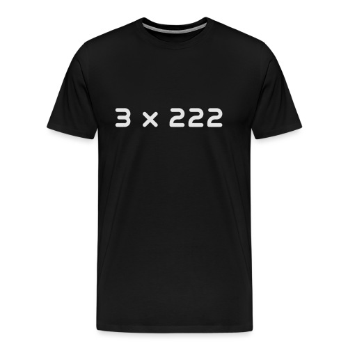 3 x 222 - Men's Premium T-Shirt