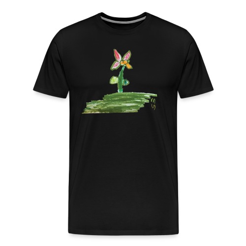 Flower and grass. - Men's Premium T-Shirt