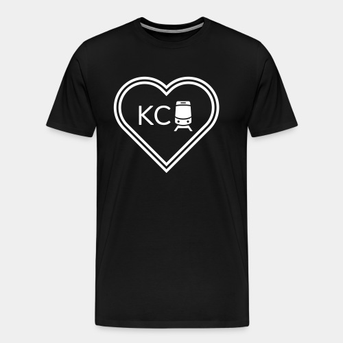 KC Streetcar Heart - Men's Premium T-Shirt