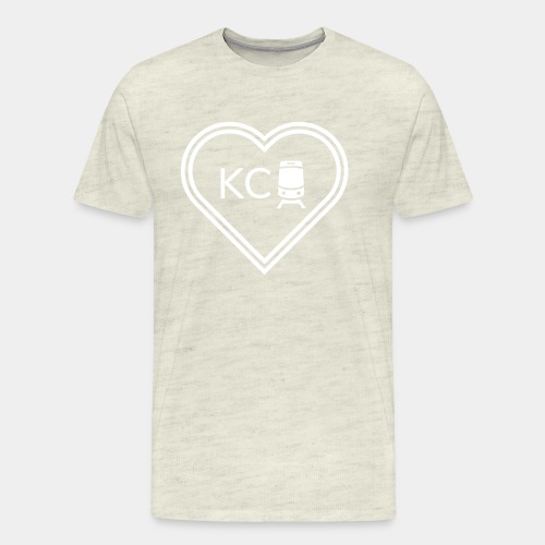 KC Streetcar Heart - Men's Premium T-Shirt