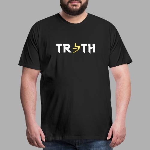 Truth Lettering Hieroglyphic - Men's Premium T-Shirt