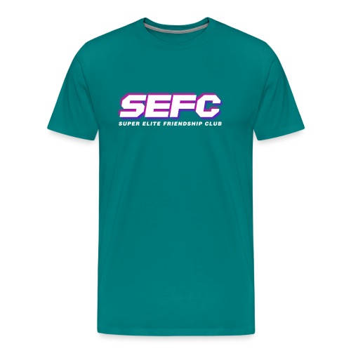 Super Elite Friendship Club Logo Vapor v2 - Men's Premium T-Shirt