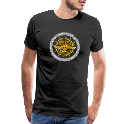 Faravahar and Sun - Men's Premium T-Shirt