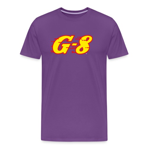 G 8 Logo Yellow - Men's Premium T-Shirt