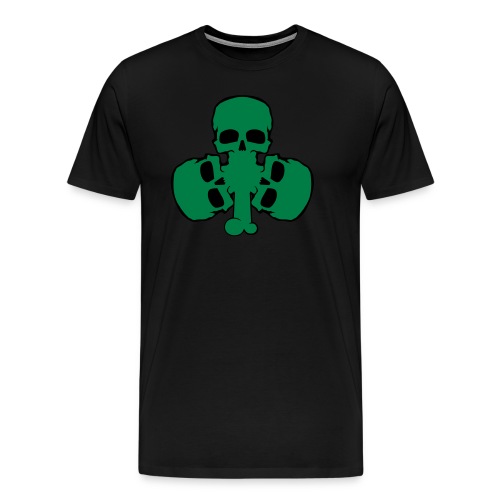 skull_shamrock - Men's Premium T-Shirt