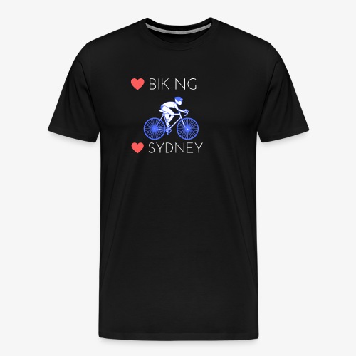 Love Biking Love Sydney tee shirts - Men's Premium T-Shirt