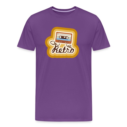 Retro-Cassette - Men's Premium T-Shirt