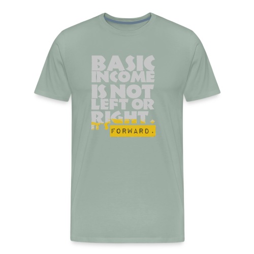 UBI is not Left or Right - Men's Premium T-Shirt