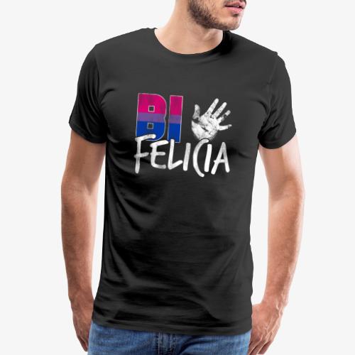 Bi Felicia Funny Bisexual Pride Flag - Men's Premium T-Shirt