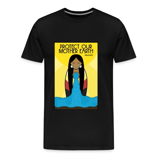 Water is Life #NoDAPL - Men's Premium T-Shirt