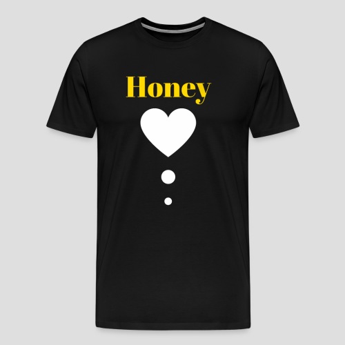 Honey Baby (Yellow & White) - Men's Premium T-Shirt