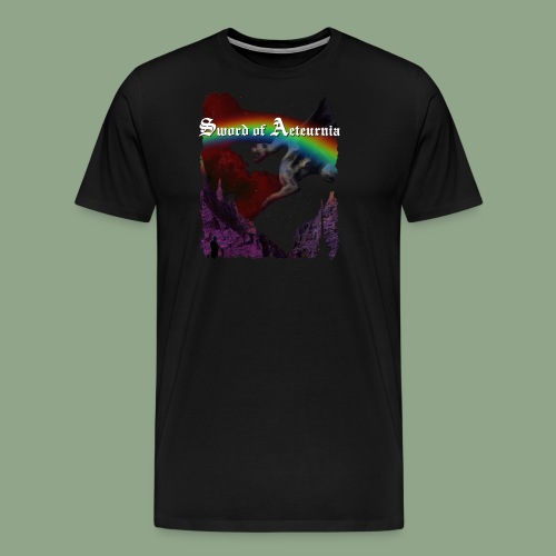 Sword of Aeteurnia Rainbow Dragon T Shirt - Men's Premium T-Shirt