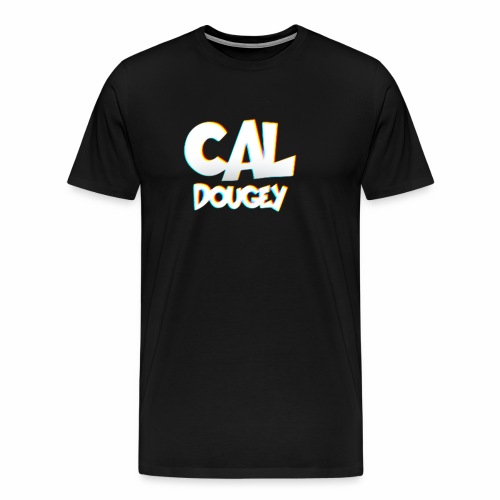 CAL DOUGEY TEXT - Men's Premium T-Shirt