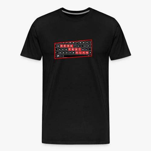 Keyboard PC Red - Men's Premium T-Shirt