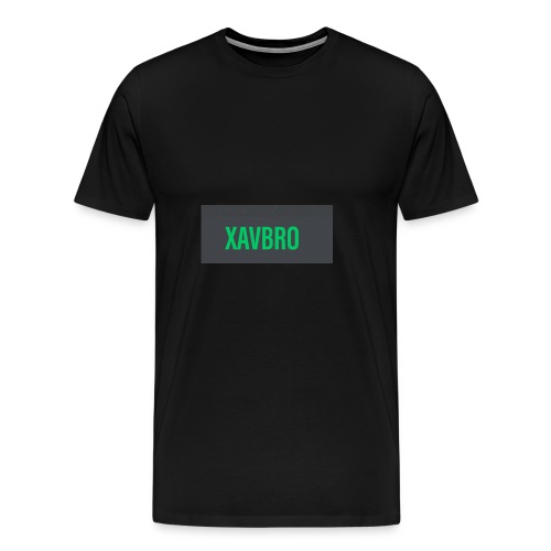 xavbro green logo - Men's Premium T-Shirt