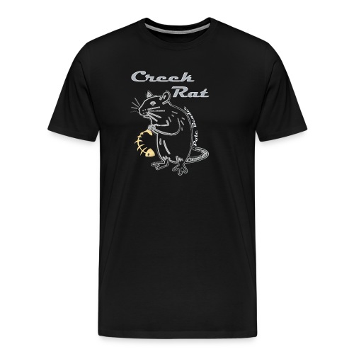 Final creekrat orangewhite fishbone - Men's Premium T-Shirt