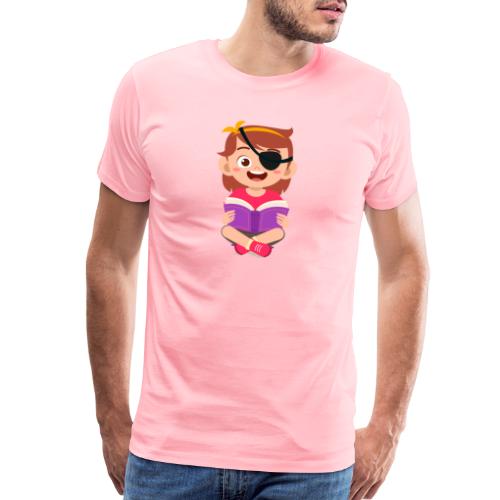 Little girl with eye patch - Men's Premium T-Shirt