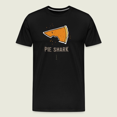 Thanksgiving Pumpkin Pie Shark 🥧🦈 - Men's Premium T-Shirt