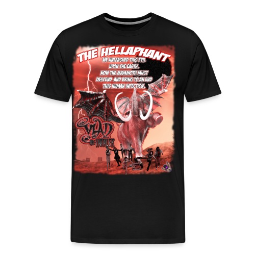 Vlad The Inhaler: The Hellaphant New Red Logo - Men's Premium T-Shirt