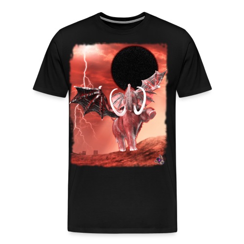 Hellaphant New No Words Version - Men's Premium T-Shirt
