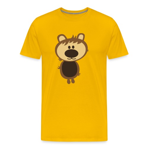 Oversized Weirdo Bear Creature - Men's Premium T-Shirt