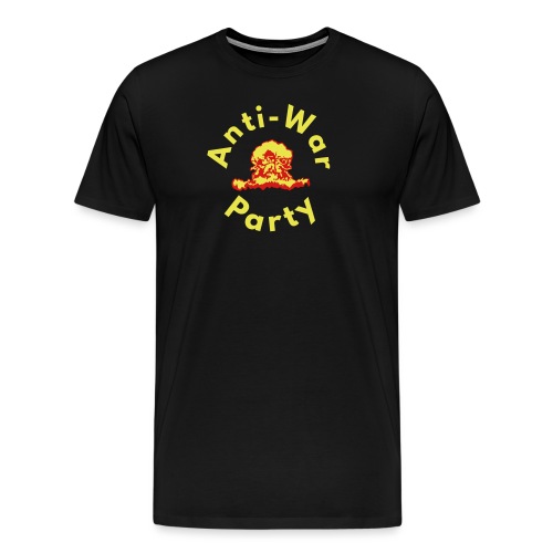 anti-war party yellow - Men's Premium T-Shirt