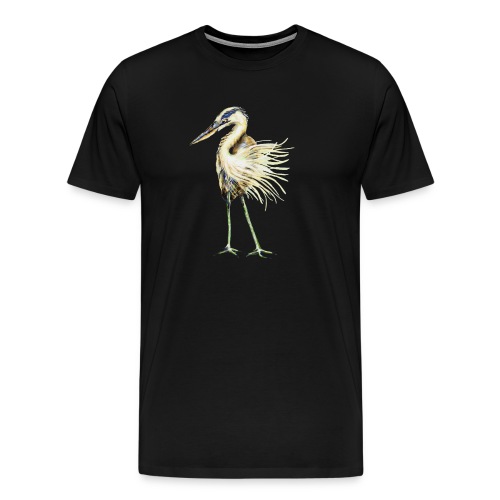 Great Blue Heron - Men's Premium T-Shirt