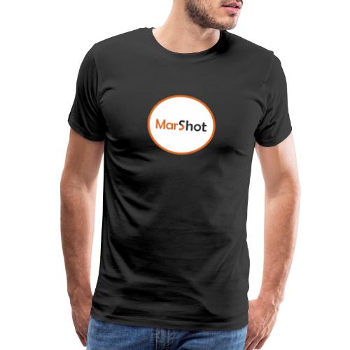 MarShot Logo - White - Men's Premium T-Shirt