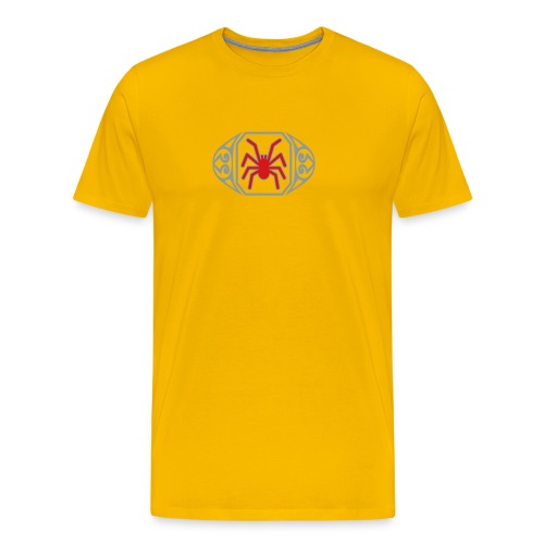 Spider Ring Metallic - Men's Premium T-Shirt