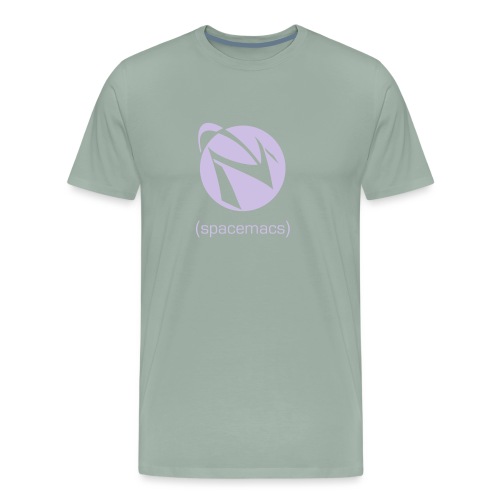 mono-with-text - Men's Premium T-Shirt