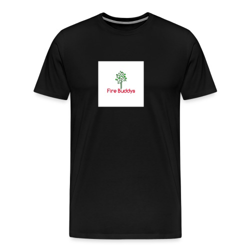 Fire Buddys Website Logo White Tee-shirt eco - Men's Premium T-Shirt