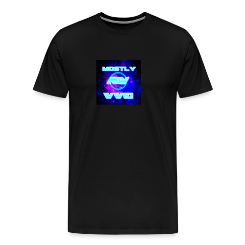 mostly wwe! space logo - Men's Premium T-Shirt