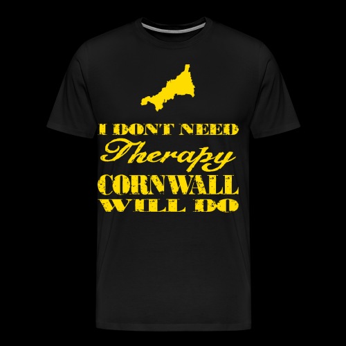Don't need therapy/Cornwall - Men's Premium T-Shirt