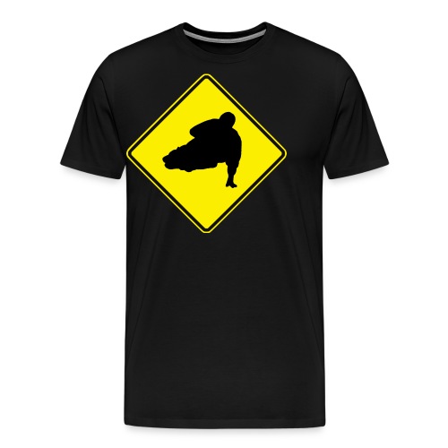 australien road sign parkour vault - Men's Premium T-Shirt
