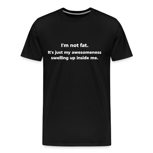 imNotFat simple - Men's Premium T-Shirt