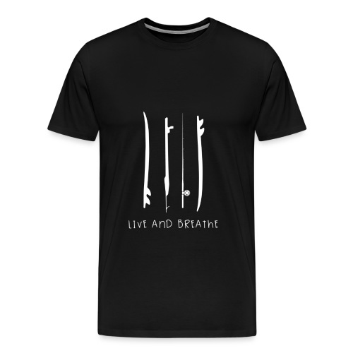 live and breathe - Men's Premium T-Shirt