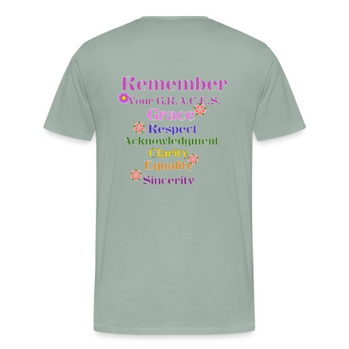 Remember Your GRACES - Men's Premium T-Shirt