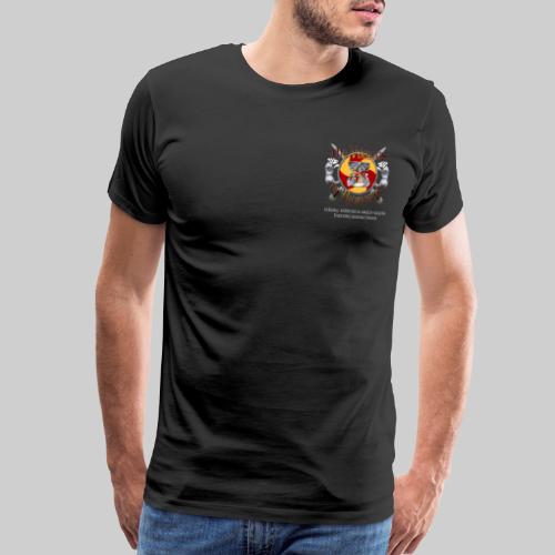 bjornstad logo artfront lighttext - Men's Premium T-Shirt