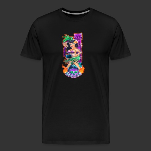 hula girl - Men's Premium T-Shirt