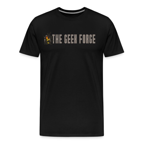 Geek_Forge_Logo3 long cop - Men's Premium T-Shirt