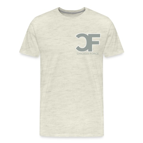 CF Logo Original vector w Chicago Force - Men's Premium T-Shirt