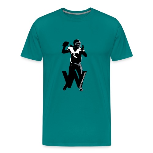 QB vector - Men's Premium T-Shirt