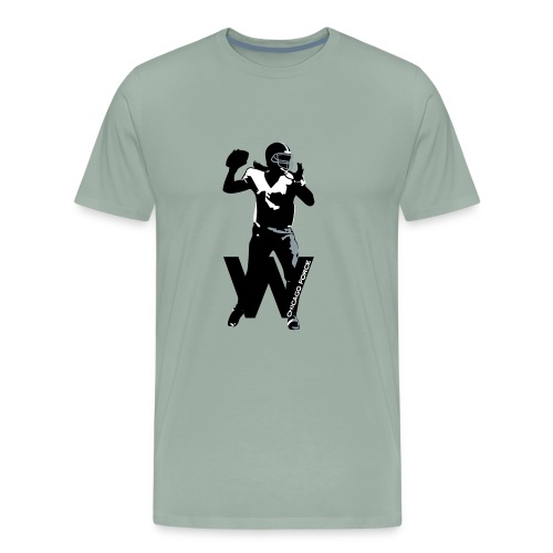 QB vector - Men's Premium T-Shirt