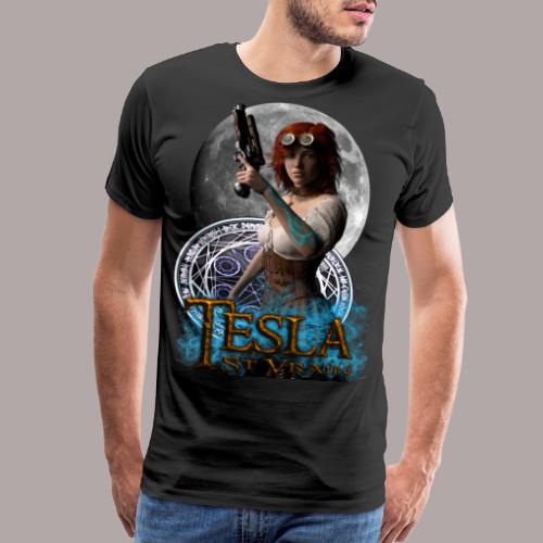 Tesla St. Vrain, Steampunk #1 - Men's Premium T-Shirt