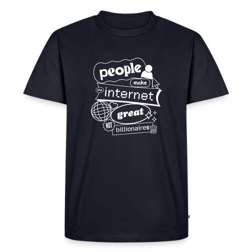 People Make the Interet Great - Blobby White - Men's Premium T-Shirt