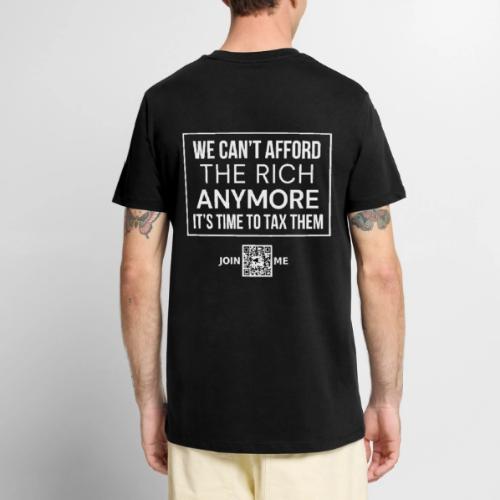 Tax the Rich (white, back) - Men's Premium T-Shirt