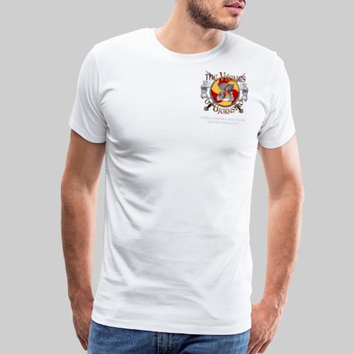 Bjornstad pocket logo/Raze a village - Men's Premium T-Shirt