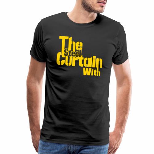 The Steel Curtain (back) - Men's Premium T-Shirt