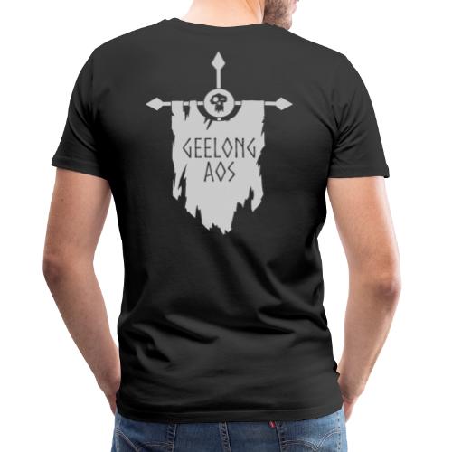Geelong AOS - DESTRUCTION BLACK - Men's Premium T-Shirt