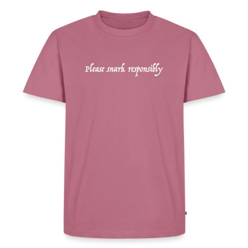 snark responsibly png - Men's Premium T-Shirt